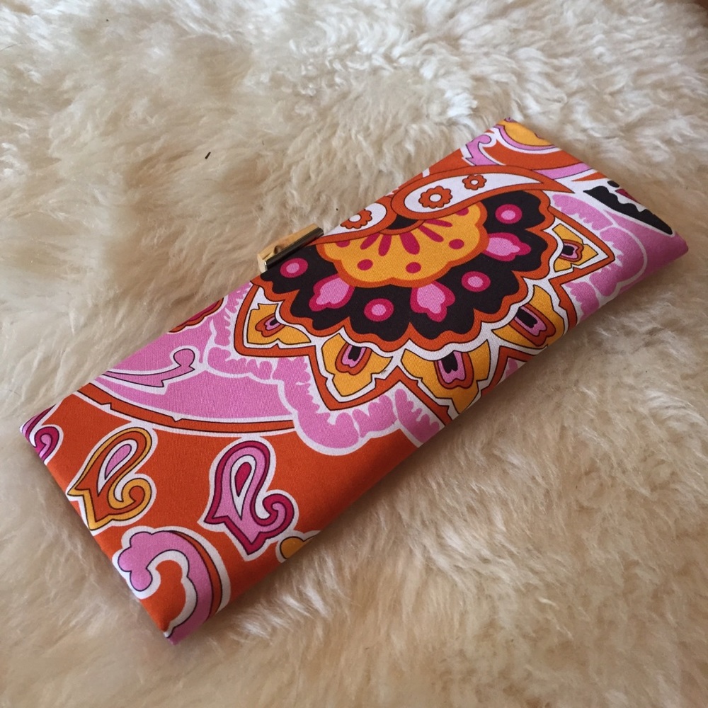 Banana republic silk clutch
